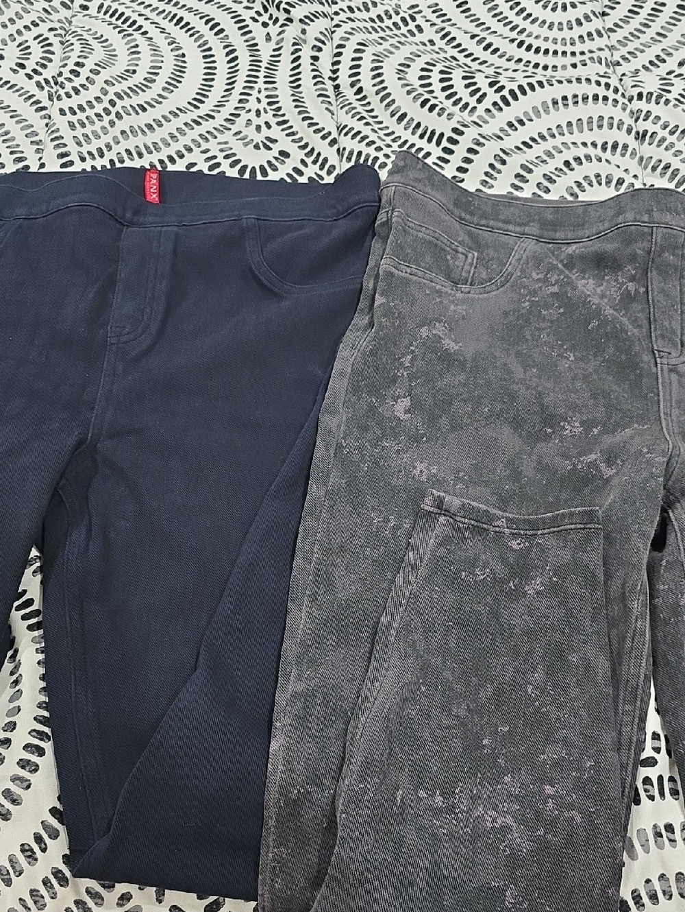 Set Of Two Spanx Denim Skinny Jeans/Jeggings